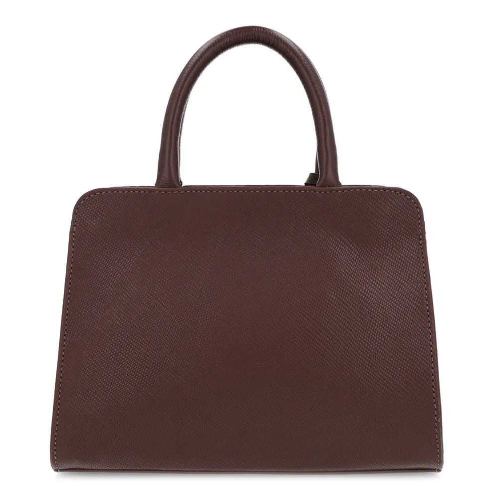 Bolsa Tote Couro Marrom Luxuosa Confortável Espaçosa Resistente Estilo