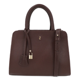 Bolsa Tote Couro Marrom Luxuosa Confortável Espaçosa Resistente Estilo
