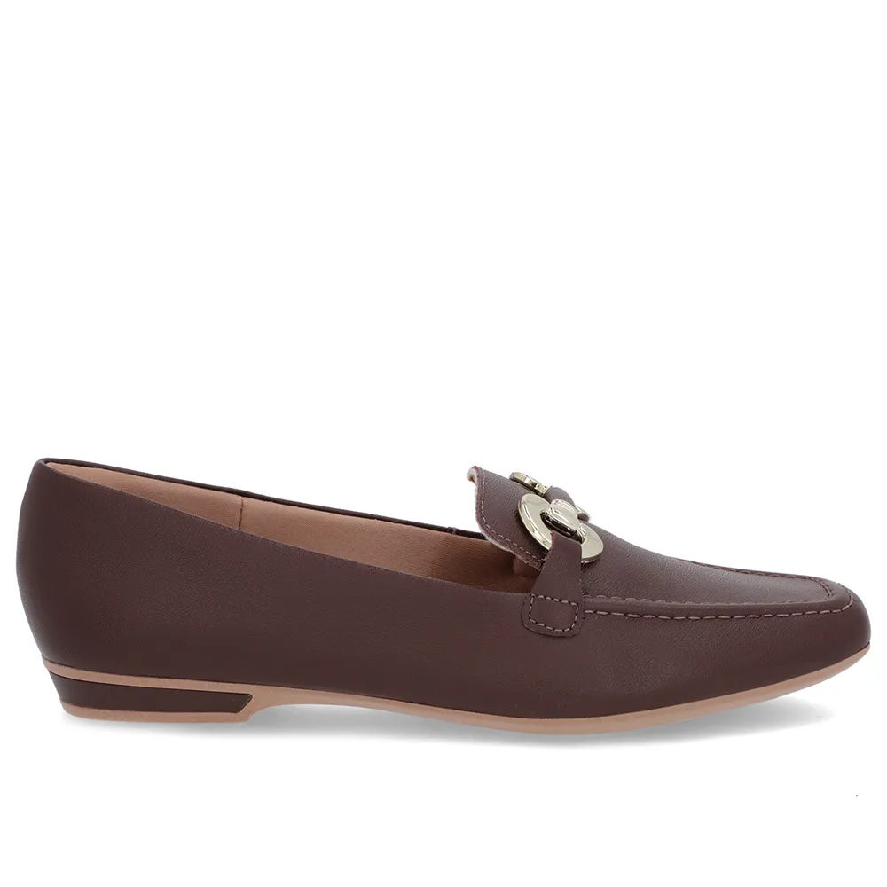 Loafer Marrom Pinhão em Couro Premium Confortável Masculino